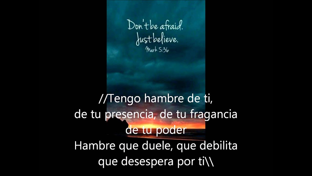 Tengo hambre de ti piano TONO MUJER