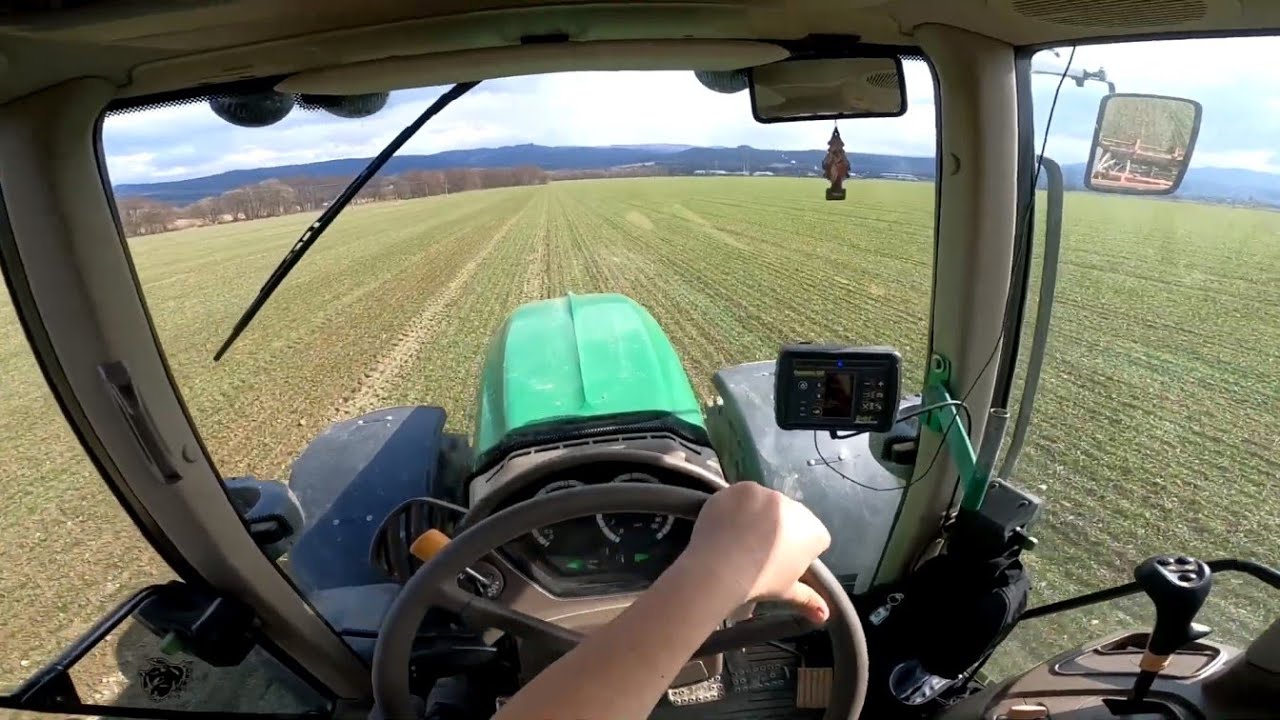 Bránenie Pšenice / Wheat Harrowing - John Deere 6830 Premium | Hatzenbichler | POV/Drive View