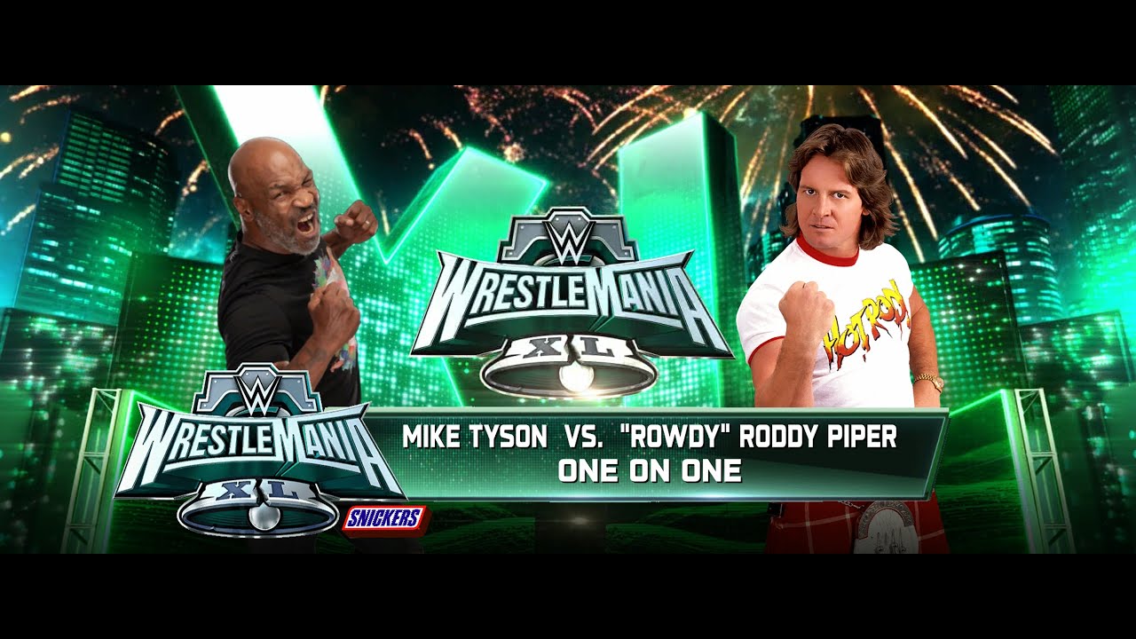 Mike Tyson vs Rowdy Roddy Piper   Wrestlevania