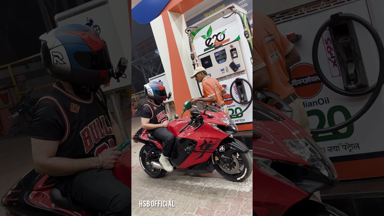 Hayabusa 1L Petrol mileage test😱