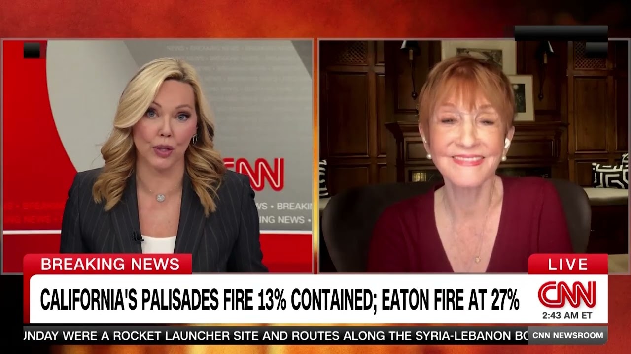 Kathy Eldon speaks to CNN about the neighbors who saved her home from the Palisades Fire