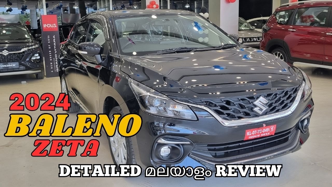 Maruti Suzuki Baleno Zeta 2024 Malayalam Review | Baleno Black | Maruti Baleno 2024