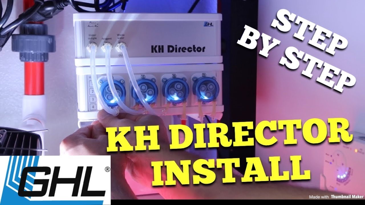 Пошаговая установка GHL KH Director (автоматический тестер щелочности)