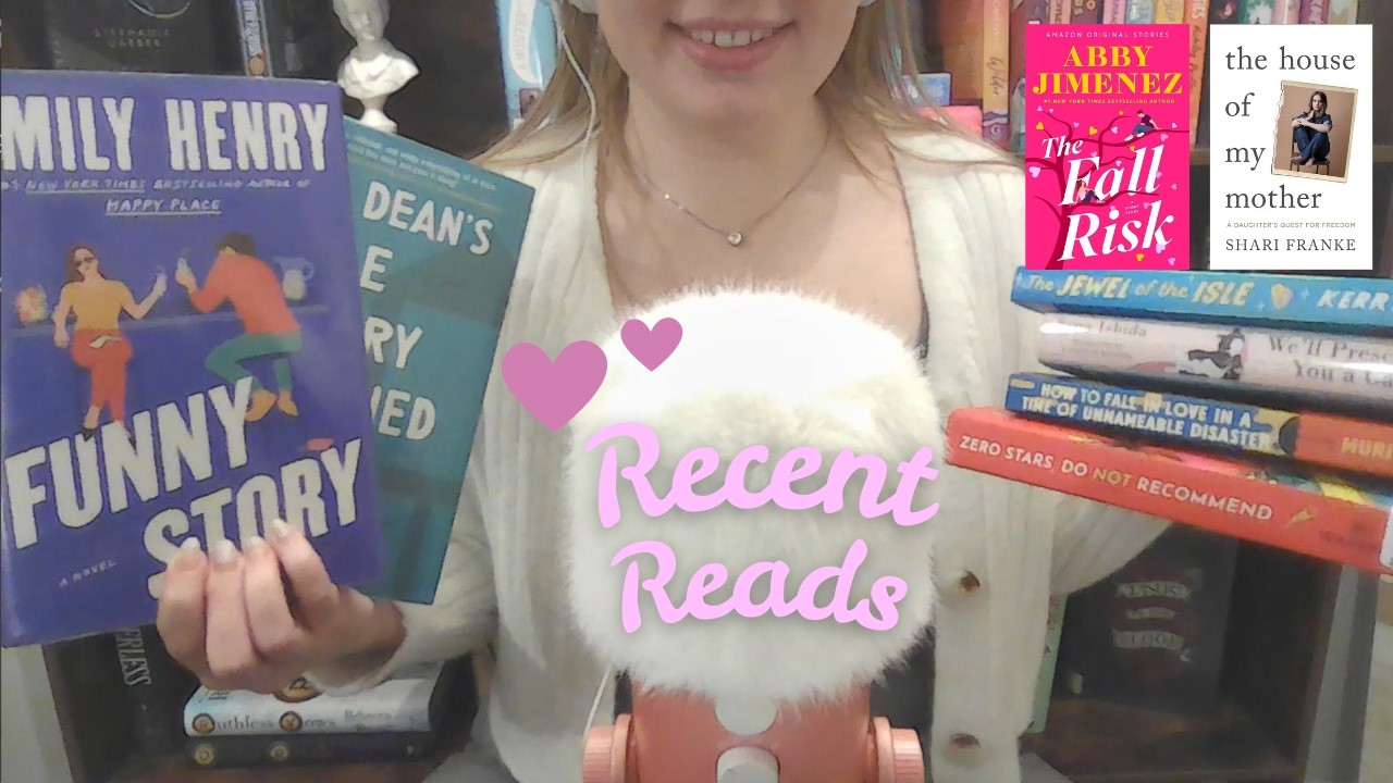 ASMR Recent Reads & Book Recommendations | Whispering and Tapping