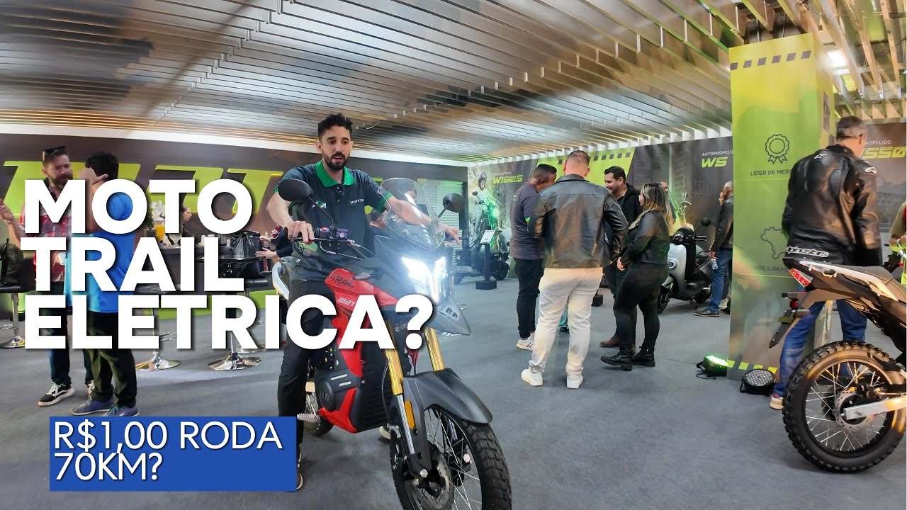 LANÇAMENTO  MOTO ELETRICA  R$1 RODA 70KM WATTS W-TRAIL