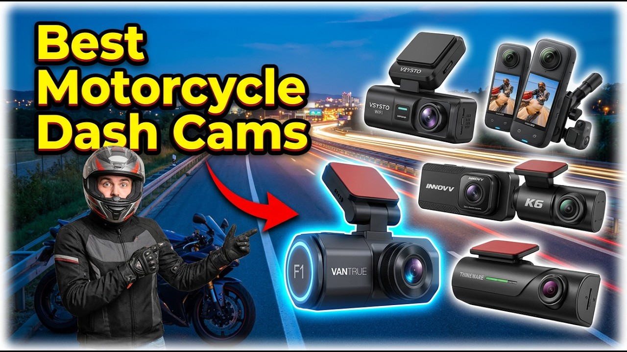 Best Motorcycle Dash Cams to Buy in 2026 – Top 5 Dash Cams Riders Love