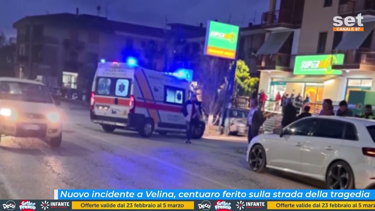 Nuovo incidente a Velina, centuaro ferito sulla strada della tragedia