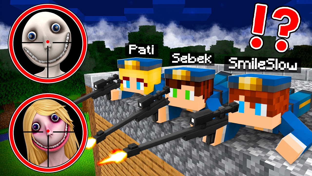 Zostaliśmy SNIPERAMI i STRZELAMY DO RODZINY UMA w Minecraft!