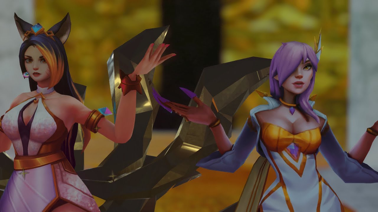 【MMD League Of Legends】Red Velvet - Monster, Kda Ahri and Evelynn 2022 (MODELS DL)