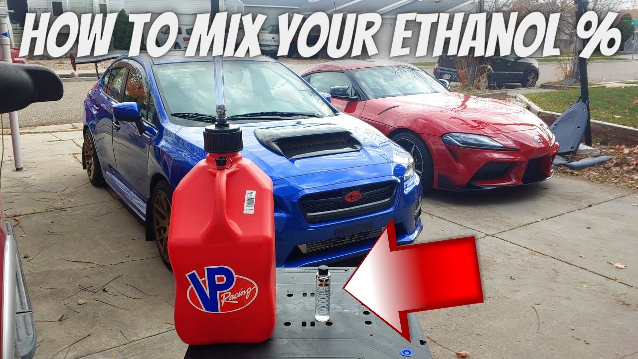 Measuring Ethanol Content and Mixing your Percentage Blend by the Jug