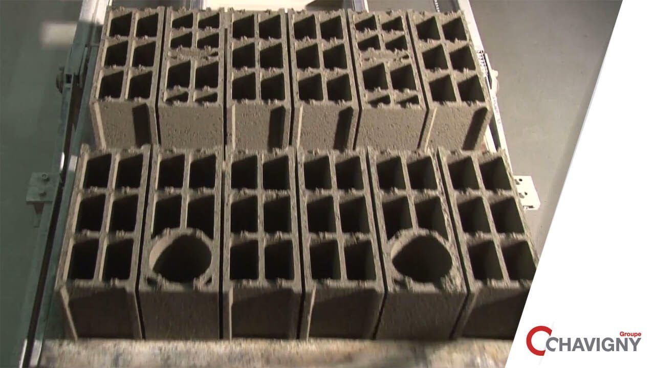 Fabrication de parpaing - Mettray (37) - Groupe Chavigny