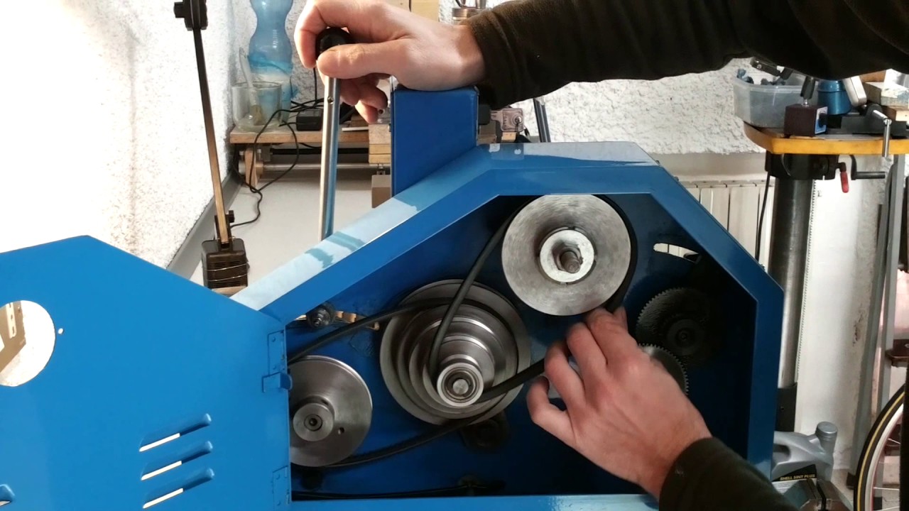 Modifica Tornio Ceriani cambio velocità a cinghia,  lathe accessories and attachments