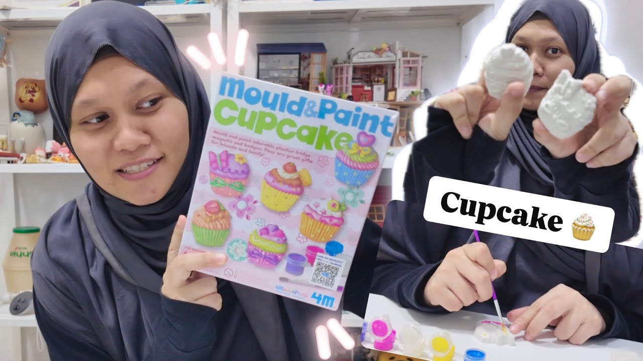 Cupcake Mould & Paint Kit 🧁