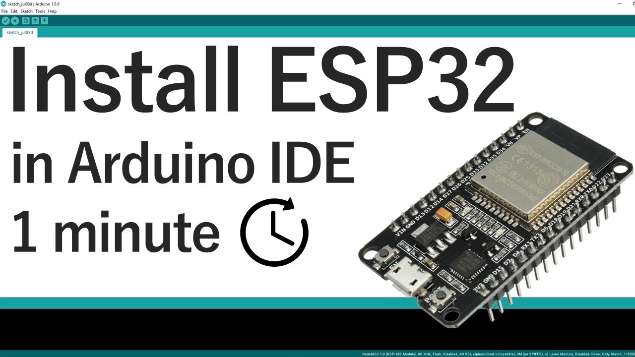 Установите плату ESP32 в Arduino IDE менее чем за 1 минуту (Windows, Mac OS X и Linux)