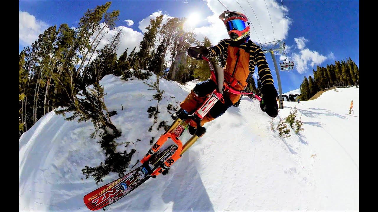 Family Skibiking Breckenridge LENZ Skibike - Lenz Sport