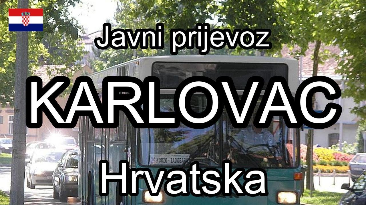 Karlovac, Hrvatska. Javni prijevoz