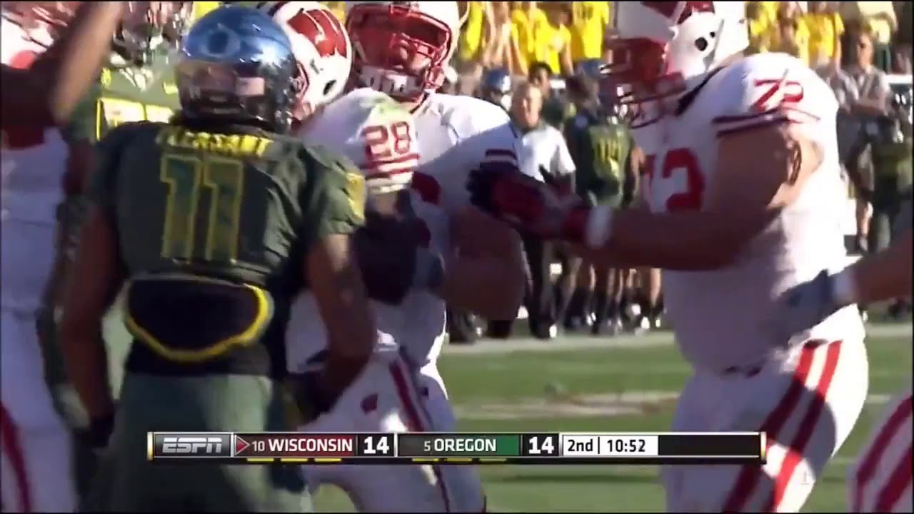 2012 Rose Bowl Wisconsin vs Oregon -- 30 minutes