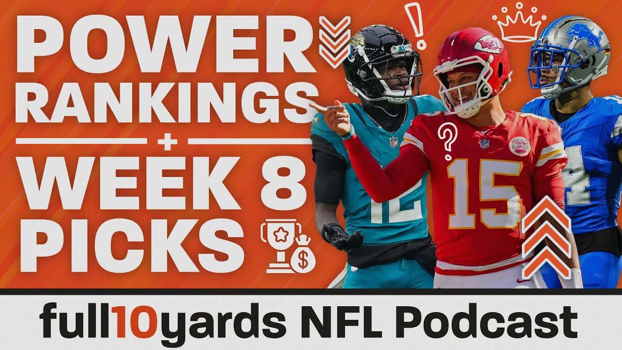 📈 The BIG F10Y Network NFL Power Rankings are BACK + Week 8 Picks 🏈