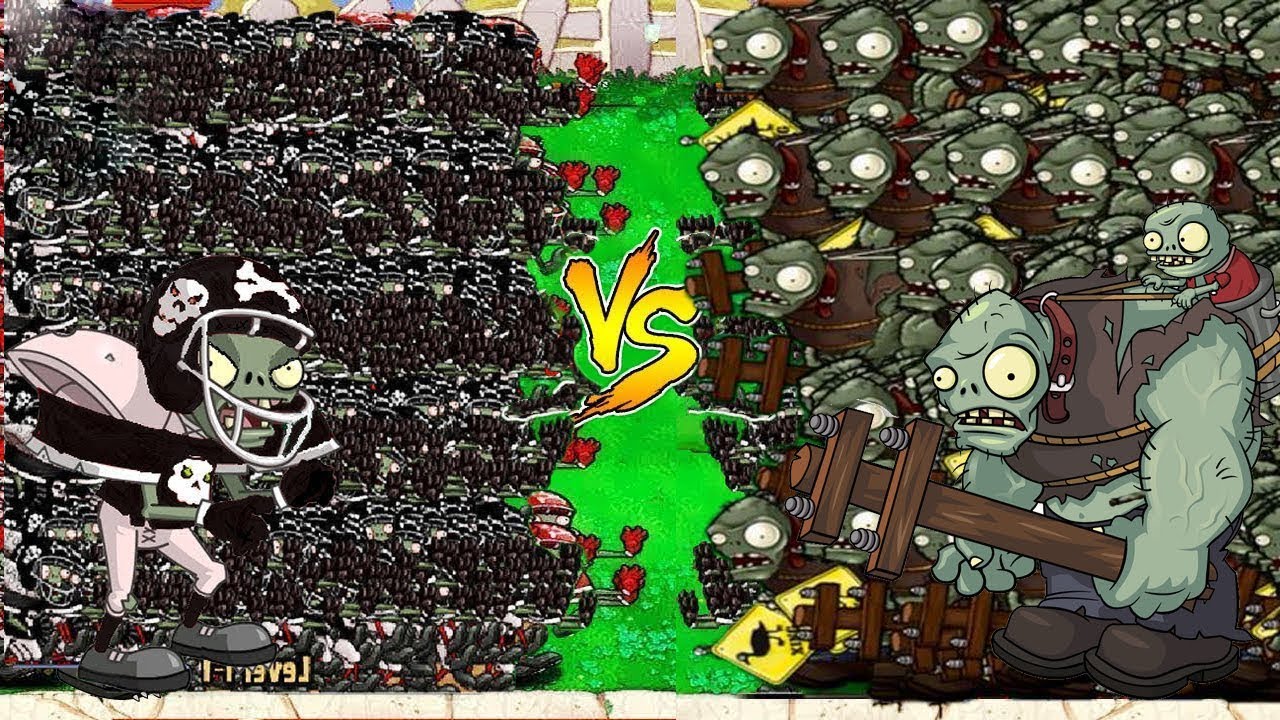 99999 Football Zombie vs All Zombie Epic Hack PvZ  Minigames Zombotany 2