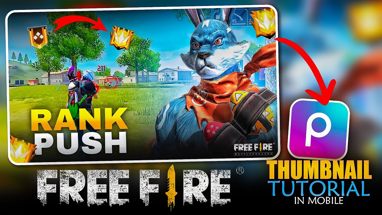 Make This Awesome Free Fire Thumbnail In Picsart 🔥 Free Fire Thumbnail Kaise banaye