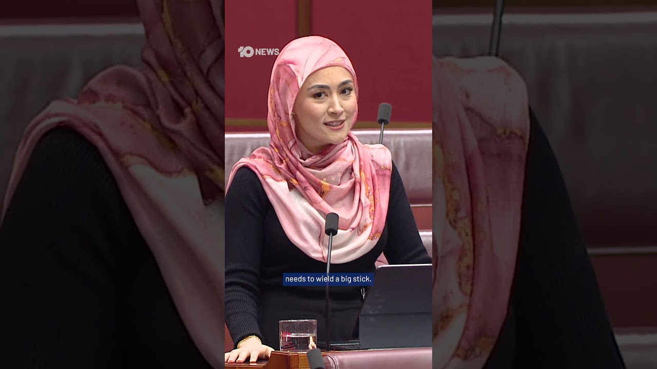 Australia Senator Delivers Gen Z Brainrot Speech In Parliament | 10 News