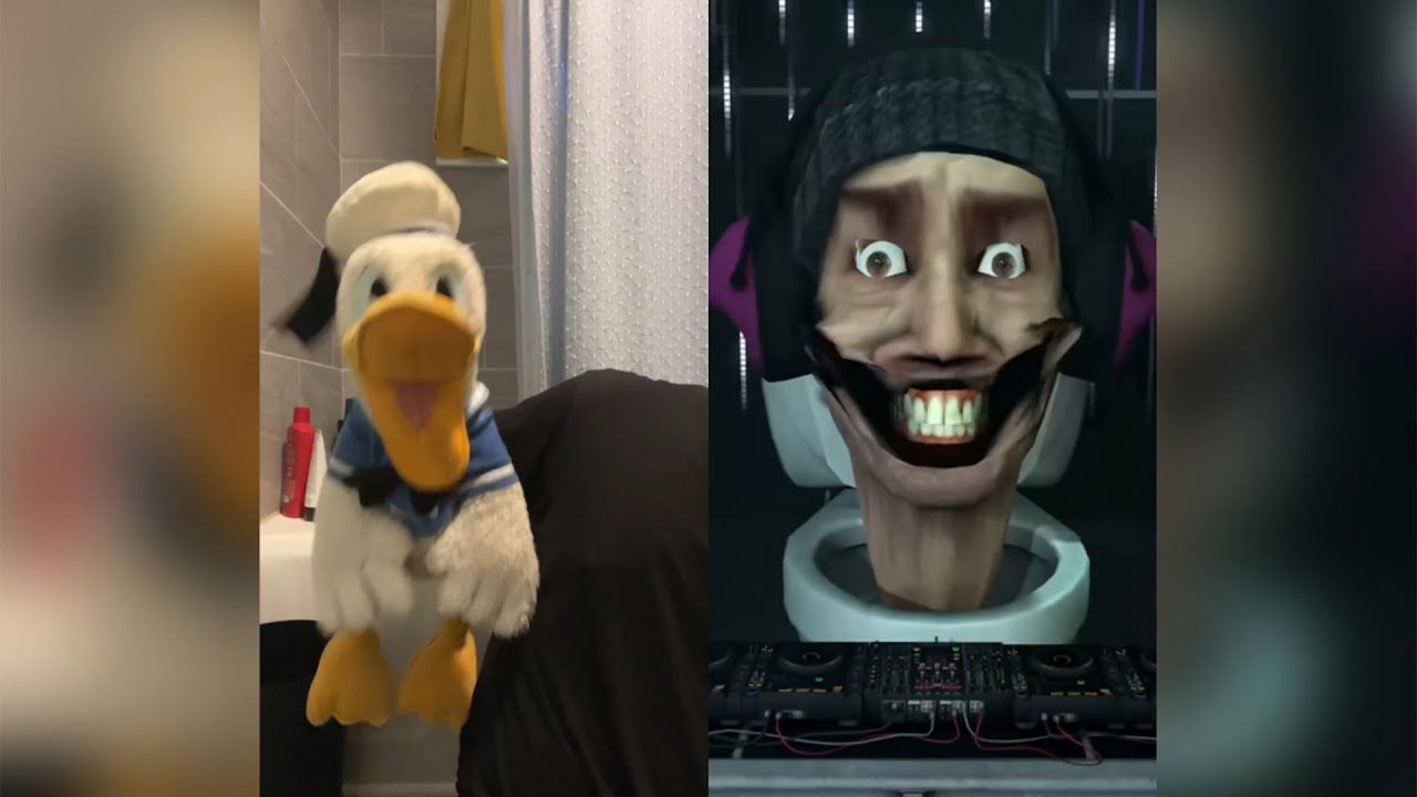 Donald Ducc REACTS To Skibidi Toilet TikToks! *DONT MISS THIS!*