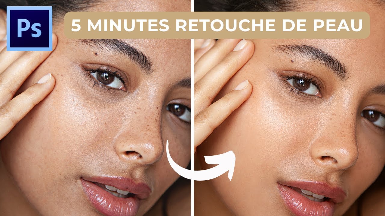 Retouche de peau en 5 minutes   Tuto Photoshop Débutant