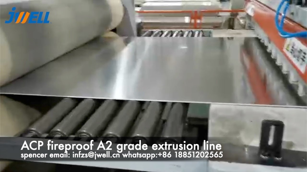 ACP A2 FR Panel | Aluminum Plastic Composite Panel Extrusion Line | Jwell Machinery