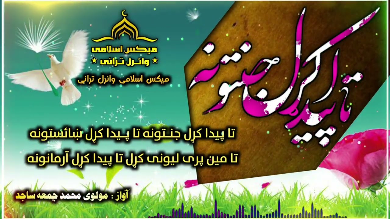 تا پیدا کړل جنـتونه تا پـیدا کړل ښائستونه تا مین پری لیونی کړل تا پیدا کړل آرمانونه پشتو خوندور نعت