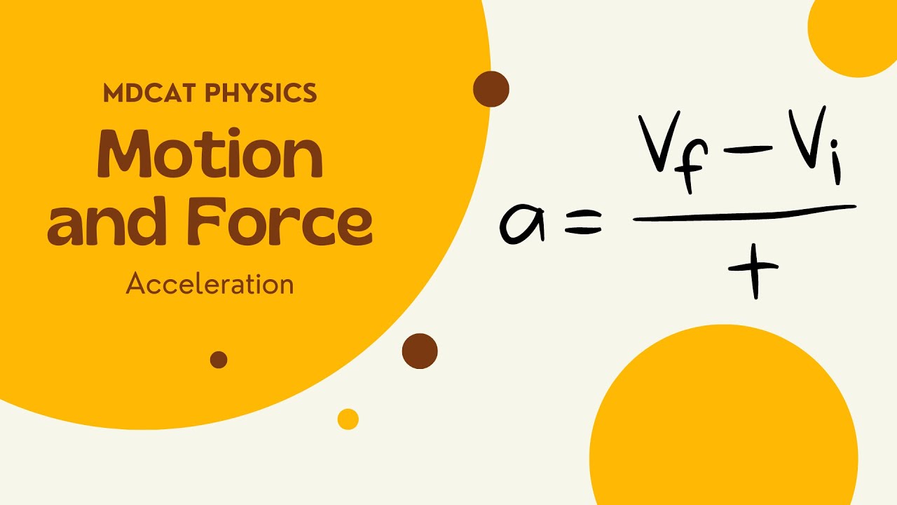MDCAT 2022 |Motion and Force| Acceleration| Important MCQs