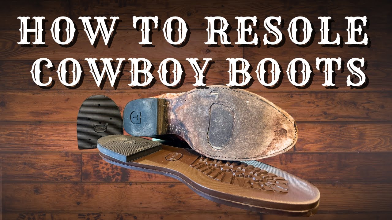 Watch & Learn A Step By Step Process Of How Cowboy Boots Are Resoled. Resoling A Pair Of Tecovas
