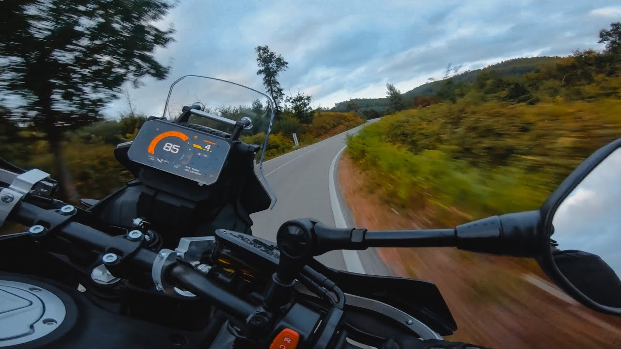 CFMOTO 450MT HAVING FUN ON THE TWISTIES [RAW ENGINE SOUND]