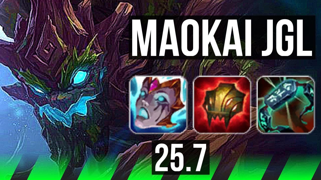 MAOKAI vs AMBESSA (JGL) | 29k DMG | KR Master | 25.7