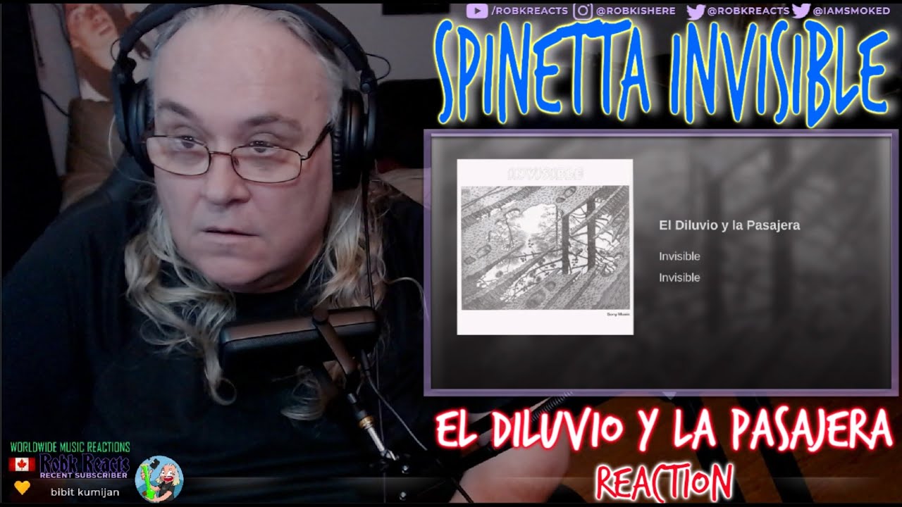 Spinetta Invisible Reaction - El Diluvio y la Pasajera - First Time Hearing - Requested