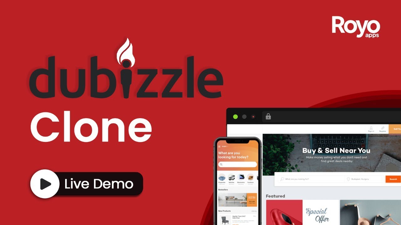 Build Your Own Classified Ads App Like Dubizzle | Dubizzle Clone - Live Demo | Royo Apps