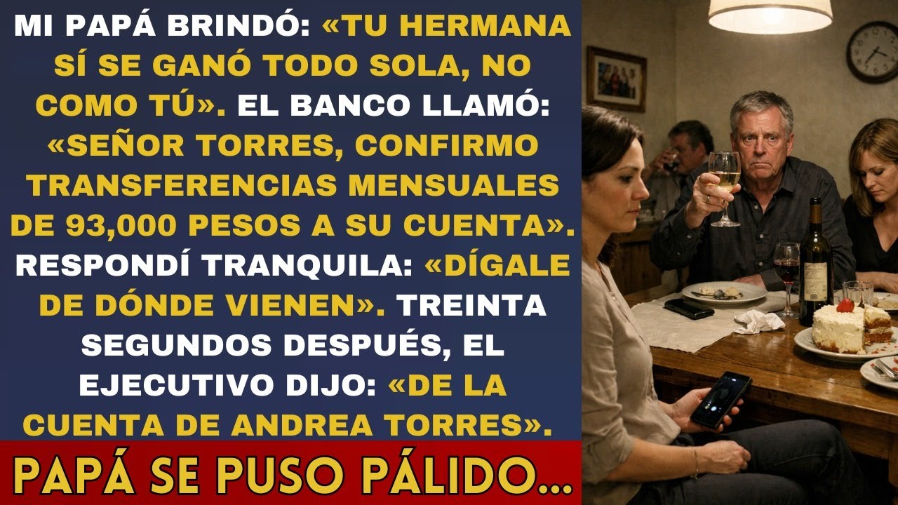 Mi papá brindó: 