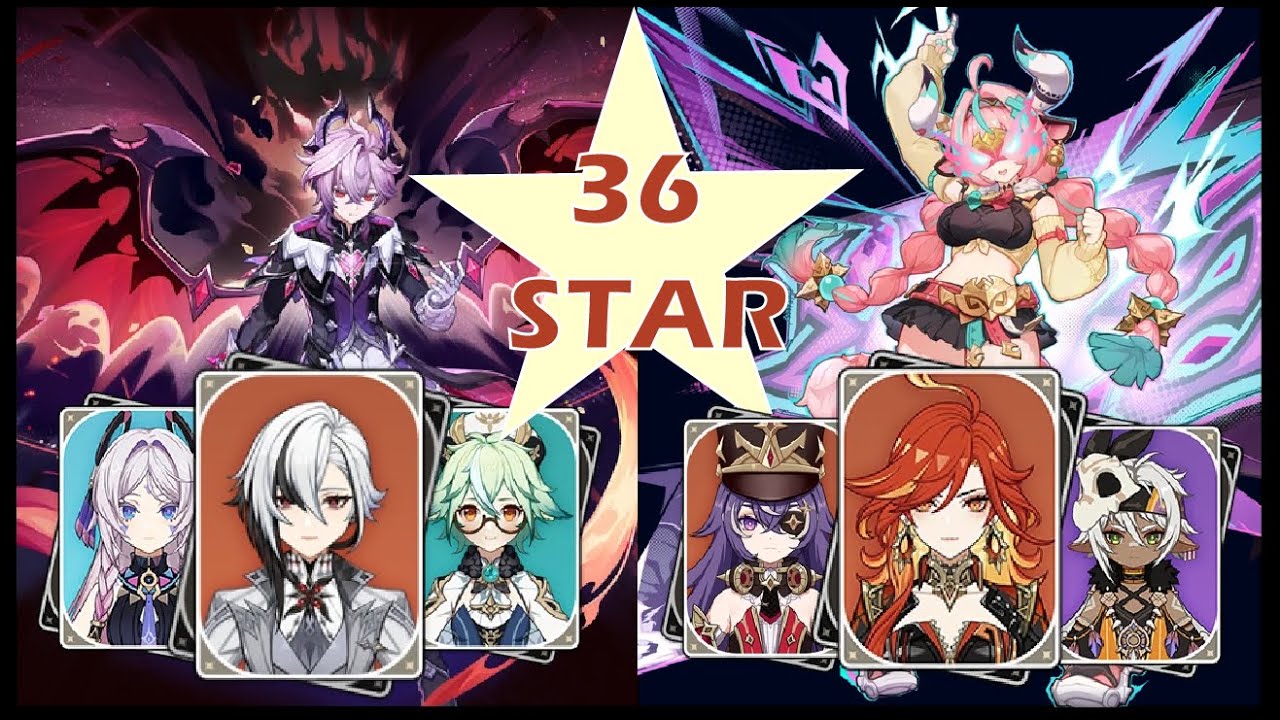 C0 R0 Durin C0 R0 Varesa 36 Star Spiral Abyss LUNAIII