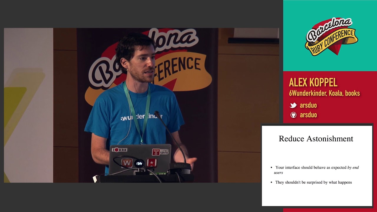 Uniformity ain't all bad  getting consistent behavior across your API, by Alex Koppel