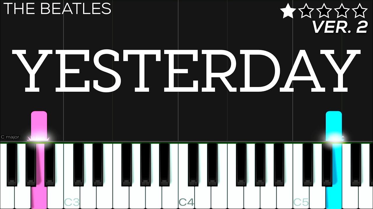 The Beatles - Yesterday | EASY Piano Tutorial