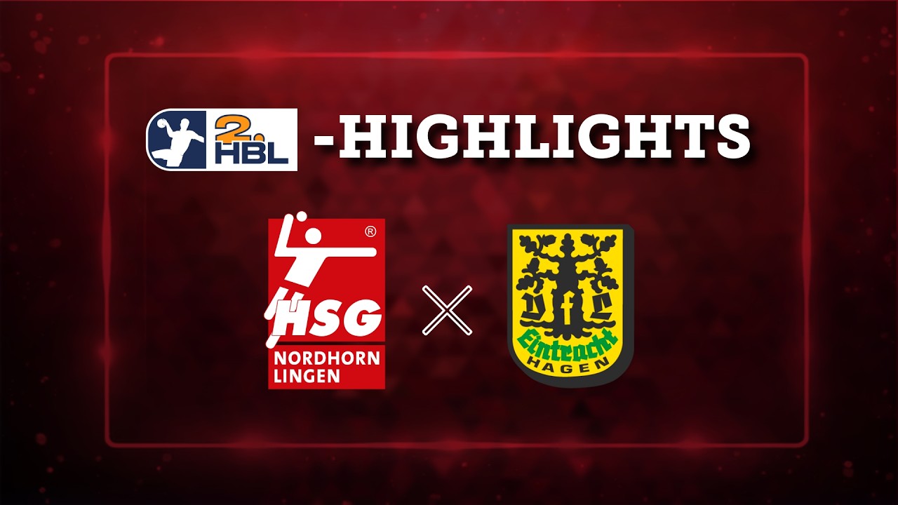 Highlights 19. Spieltag 2.HBL HSG Nordhorn-Lingen vs. VfL Eintracht Hagen