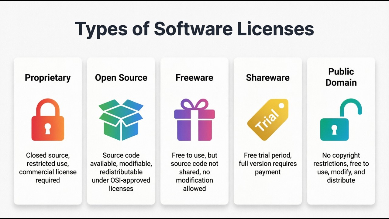Types of Software Licenses: A Complete Beginner&rsquo;s Guide