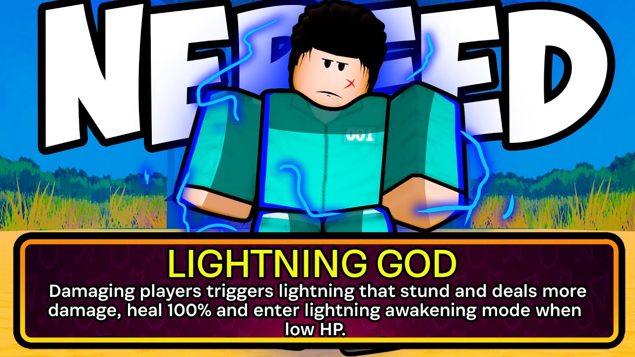 LIGHTNING GOD GOT NERFED in INK GAME&hellip;