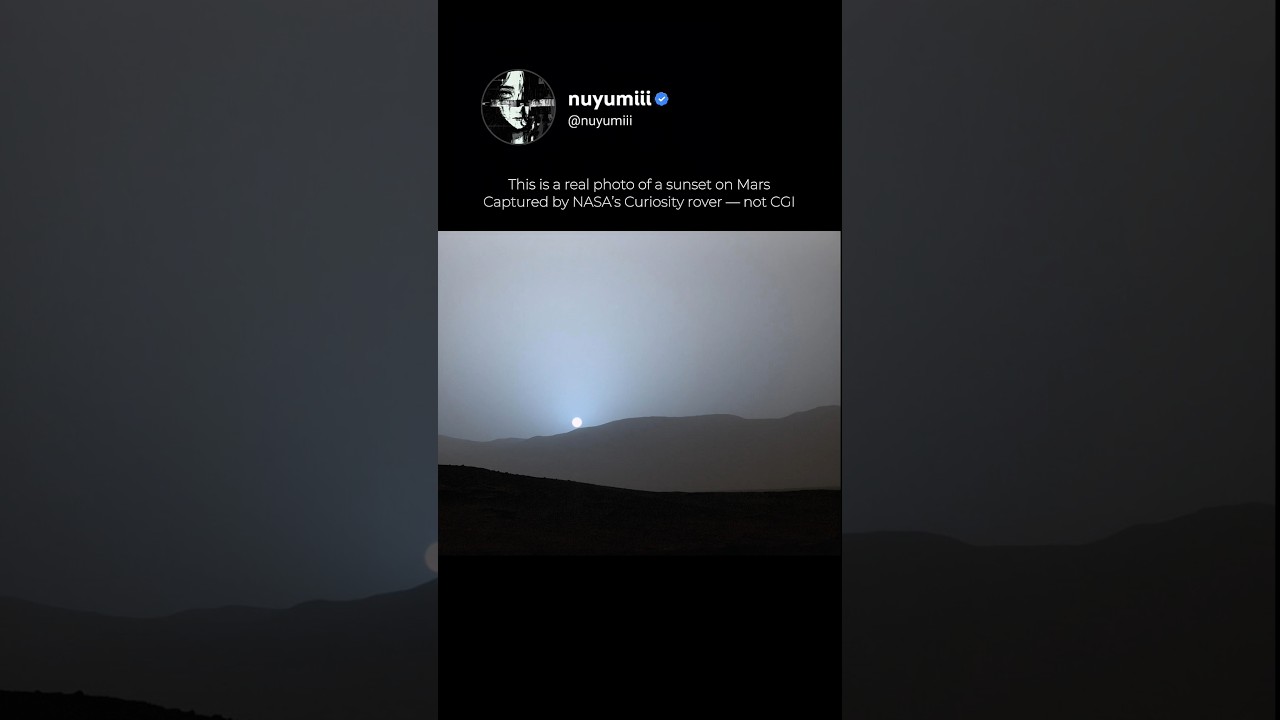 This Blue Sunset Isn&rsquo;t On Earth&hellip; It&rsquo;s Mars 🌅