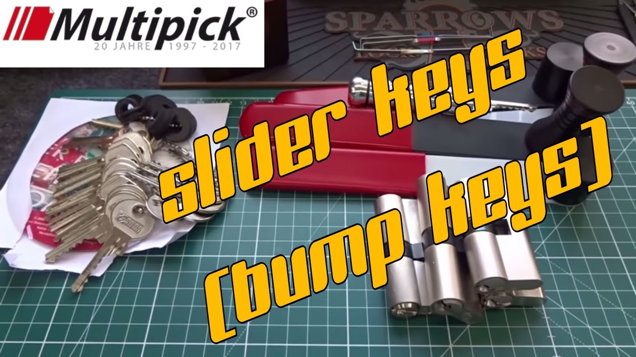 (1176) Review: Multipick's Slider Percussion Keys (Bump keys)