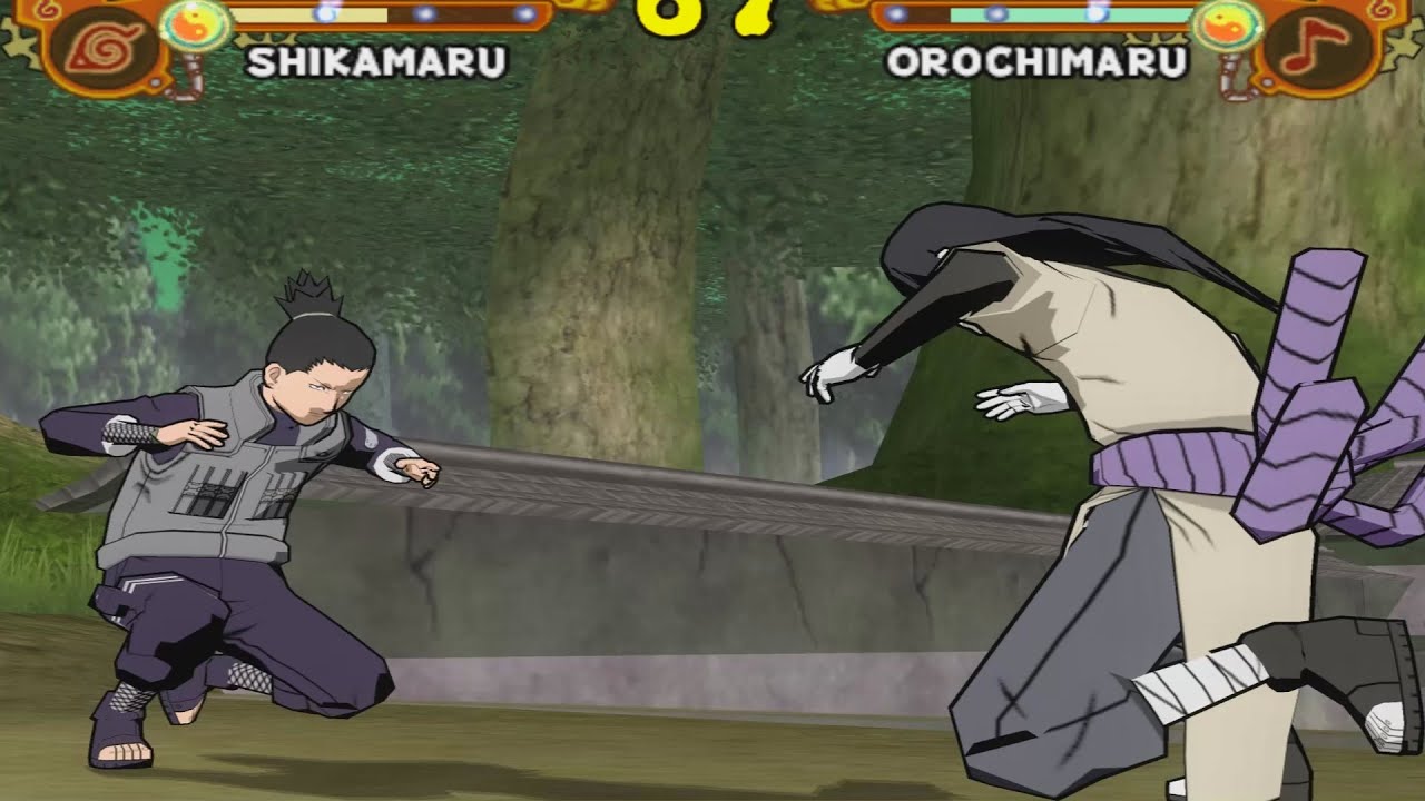 {Shikamaru Vs Kabuto e Orochimaru} Naruto Shippuden Ultimate Ninja 5