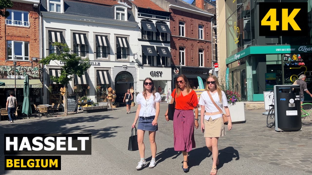 Sweet Summer Weather in Hasselt☀️ | Belgium Walking Tour 2024