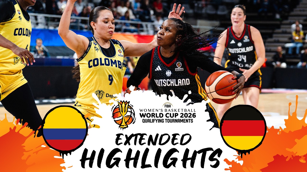 Colombia 🇨🇴 v Germany 🇩🇪 | Extended Highlights | #FIBAWWC 2026 Qualifying Tournament