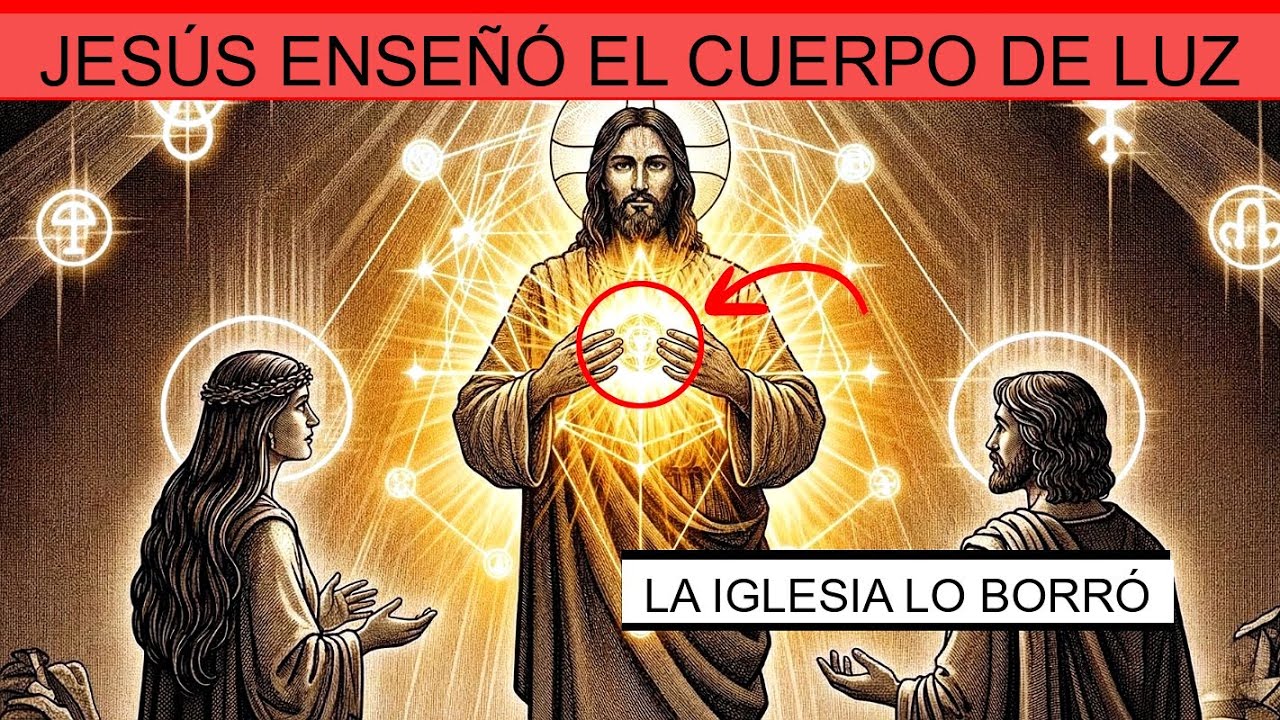 JESÚS ENSEÑÓ A LOS ELEGIDOS CÓMO ACTIVAR EL CUERPO DE LUZ QUE LA IGLESIA INTENTÓ BORRAR
