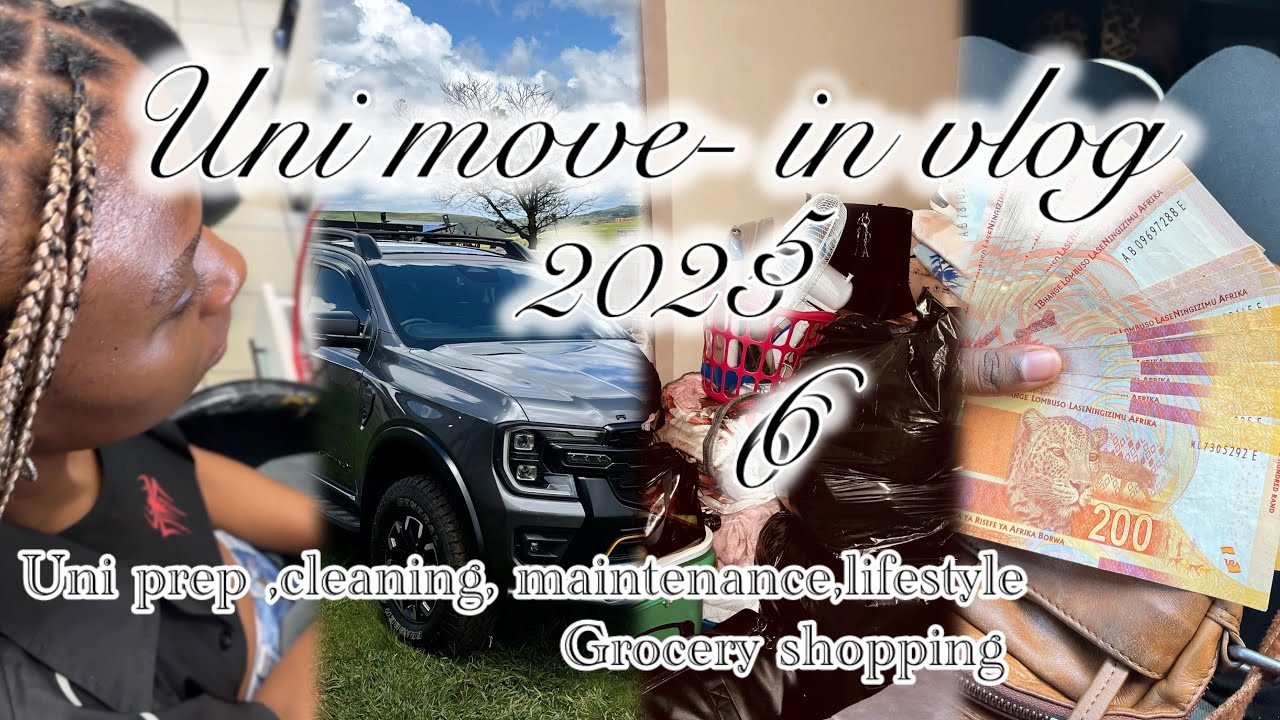 Uni move in| uni preps | grocery shopping | new car| Unizulu student ❤️
