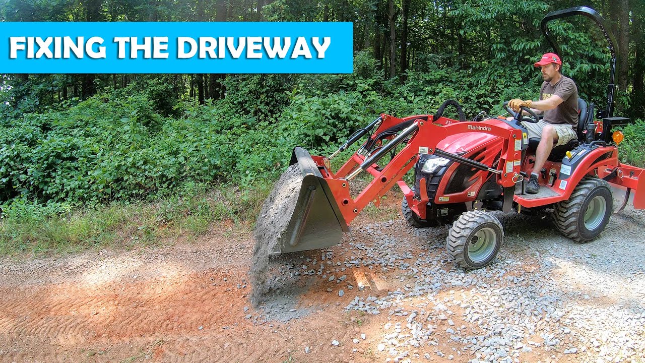 Mahindra Emax 20S HST Grading A Driveway || Subcompact Tractor